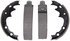 PAB474R by WAGNER - Wagner ThermoQuiet PAB474R Drum Brake Shoe Set