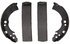 PAB532 by WAGNER - Wagner ThermoQuiet PAB532 Drum Brake Shoe Set