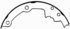 PAB552R by WAGNER - Wagner ThermoQuiet PAB552R Drum Brake Shoe Set