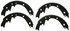 PAB55DR by WAGNER - Wagner ThermoQuiet PAB55DR Drum Brake Shoe Set