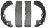 PAB574 by WAGNER - Wagner ThermoQuiet PAB574 Drum Brake Shoe Set