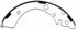 PAB576 by WAGNER - Wagner ThermoQuiet PAB576 Drum Brake Shoe Set