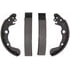 PAB606 by WAGNER - Wagner ThermoQuiet PAB606 Drum Brake Shoe Set