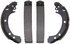 PAB637 by WAGNER - Wagner ThermoQuiet PAB637 Drum Brake Shoe Set