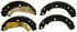 PAB657A by WAGNER - Wagner ThermoQuiet PAB657A Drum Brake Shoe Set