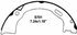 PAB701 by WAGNER - Wagner ThermoQuiet PAB701 Parking Brake Shoe Set
