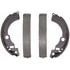 PAB724 by WAGNER - Wagner ThermoQuiet PAB724 Drum Brake Shoe Set