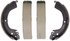 PAB728 by WAGNER - Wagner ThermoQuiet PAB728 Drum Brake Shoe Set