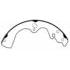 PAB737 by WAGNER - Wagner ThermoQuiet PAB737 Drum Brake Shoe Set