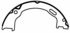 PAB745 by WAGNER - Wagner ThermoQuiet PAB745 Parking Brake Shoe Set
