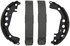 PAB753 by WAGNER - Wagner ThermoQuiet PAB753 Drum Brake Shoe Set