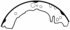 PAB754 by WAGNER - Wagner ThermoQuiet PAB754 Drum Brake Shoe Set