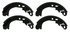 Z904R by WAGNER - Wagner Brake Z904R Drum Brake Shoe