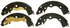 Z910 by WAGNER - Wagner Brake Z910 Drum Brake Shoe