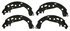 Z917 by WAGNER - Wagner Brake Z917 Drum Brake Shoe