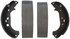 Z974 by WAGNER - Wagner Brake Z974 Drum Brake Shoe