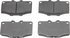 MX137 by WAGNER - Wagner ThermoQuiet MX137 Semi-Metallic Disc Brake Pad Set