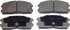 MX299 by WAGNER - Wagner ThermoQuiet MX299 Semi-Metallic Disc Brake Pad Set