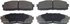 Wagner MX304 Disc Brake Pad Set Wagner ThermoQuiet MX304 Semi-Metallic Disc Brake Pad Set