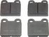 MX30A by WAGNER - Wagner ThermoQuiet MX30A Semi-Metallic Disc Brake Pad Set