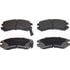 MX452 by WAGNER - ThermoQuiet Semi-Metallic Disc Brake Pad Set