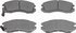 MX470 by WAGNER - Wagner ThermoQuiet MX470 Semi-Metallic Disc Brake Pad Set