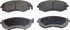 MX486 by WAGNER - Wagner ThermoQuiet MX486 Semi-Metallic Disc Brake Pad Set