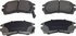 MX509 by WAGNER - Wagner ThermoQuiet MX509 Semi-Metallic Disc Brake Pad Set