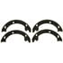 PAB761 by WAGNER - Wagner ThermoQuiet PAB761 Parking Brake Shoe Set