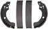 PAB762 by WAGNER - Wagner ThermoQuiet PAB762 Drum Brake Shoe Set