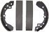 PAB763 by WAGNER - Wagner ThermoQuiet PAB763 Drum Brake Shoe Set