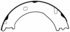 PAB771 by WAGNER - Wagner ThermoQuiet PAB771 Parking Brake Shoe Set