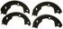 PAB772 by WAGNER - Wagner ThermoQuiet PAB772 Parking Brake Shoe Set