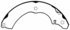 PAB778 by WAGNER - Wagner ThermoQuiet PAB778 Drum Brake Shoe Set