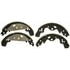PAB788 by WAGNER - Wagner ThermoQuiet PAB788 Drum Brake Shoe Set