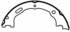 PAB809 by WAGNER - Wagner ThermoQuiet PAB809 Parking Brake Shoe Set