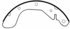 PAB814 by WAGNER - Wagner ThermoQuiet PAB814 Drum Brake Shoe Set