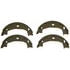 PAB828 by WAGNER - Wagner ThermoQuiet PAB828 Parking Brake Shoe Set