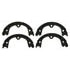 PAB869 by WAGNER - Wagner ThermoQuiet PAB869 Parking Brake Shoe Set