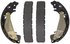 PAB872 by WAGNER - Wagner ThermoQuiet PAB872 Drum Brake Shoe Set