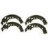 PAB945 by WAGNER - Wagner ThermoQuiet PAB945 Drum Brake Shoe Set