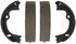 PAB962 by WAGNER - Wagner ThermoQuiet PAB962 Parking Brake Shoe Set