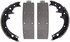 Z169R by WAGNER - Wagner Brake Z169R Drum Brake Shoe