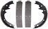 Z228R by WAGNER - Wagner Brake Z228R Drum Brake Shoe