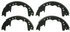 Z357NR by WAGNER - Wagner Drum Brake Shoe Set