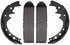 Z523 by WAGNER - Drum Brake Shoe - Rear