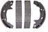 Z599AR by WAGNER - Wagner Brake Z599AR Drum Brake Shoe