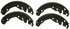 Z759R by WAGNER - Wagner Brake Z759R Drum Brake Shoe