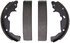 Z780 by WAGNER - Wagner Brake Z780 Drum Brake Shoe