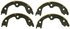 Z783 by WAGNER - Wagner Brake Z783 Parking Brake Shoe